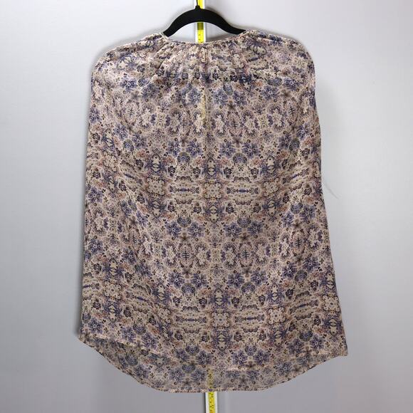 Cabi Floral Boho Peasant Blouse Small - Picture 2 of 4